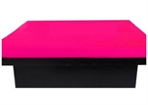 Lounge Bed - Black and Hot Pink in Orlando