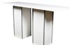 LED Highboy Table - White Columns in Orlando