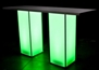 LED Highboy Table - White Columns in Orlando