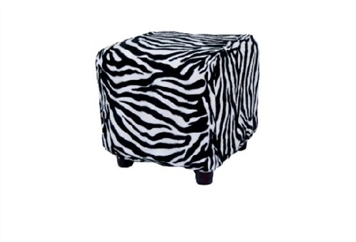 Minotti Cube Ottoman - Zebra in Miami, Ft. Lauderdale, Palm Beach