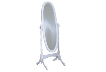 Mirror Oval White in Miami, Ft. Lauderdale, Palm Beach