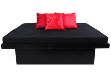 Lounge Bed - Black in Miami, Ft. Lauderdale, Palm Beach