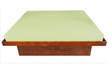 Lounge Bed - Mahogany and Honeydew Green in Miami, Ft. Lauderdale, Palm Beach