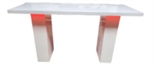 White Column Highboy Table Large in Miami, Ft. Lauderdale, Palm Beach