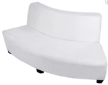 Minotti Sofa Curved External - White Sectional in Tampa, St Petersburg