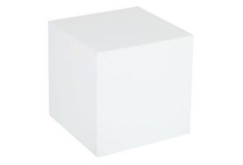 Acrylic End Table - White in Miami, Ft. Lauderdale, Palm Beach