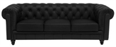 Aristocrat Sofa - Black in Miami, Ft. Lauderdale, Palm Beach