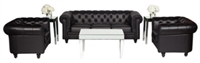 Aristocrat Sofa - Black in Miami, Ft. Lauderdale, Palm Beach