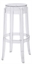 Charles Backless Barstool Clear in Miami, Ft. Lauderdale, Palm Beach