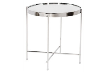 Coin End Table - Chrome in Miami, Ft. Lauderdale, Palm Beach