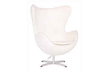 Egg Chair - White in Miami, Ft. Lauderdale, Palm Beach