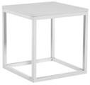 Frame End Table - White in Miami, Ft. Lauderdale, Palm Beach