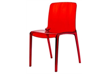 Ghost Dining Chair - Red in Miami, Ft. Lauderdale, Palm Beach