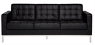 Knoll Sofa - Black in Miami, Ft. Lauderdale, Palm Beach