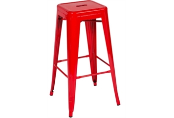 Marais Metal Barstool - Red in Miami, Ft. Lauderdale, Palm Beach