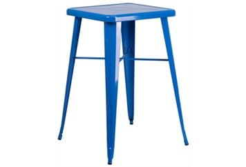 Marais Metal Highboy Table - Blue in Miami, Ft. Lauderdale, Palm Beach