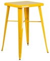 Marais Metal Highboy Table - Yellow in Miami, Ft. Lauderdale, Palm Beach