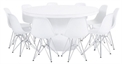 Orb Dining Table - White in Miami, Ft. Lauderdale, Palm Beach