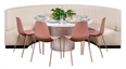 Orb Dining Table - White in Miami, Ft. Lauderdale, Palm Beach