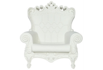 Queen of Love Chair - White in Miami, Ft. Lauderdale, Palm Beach