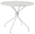 Retro Cafe Table - White in Miami, Ft. Lauderdale, Palm Beach