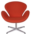 Swan Chair - Orange in Miami, Ft. Lauderdale, Palm Beach