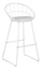 Wire Barstool - White in Miami, Ft. Lauderdale, Palm Beach