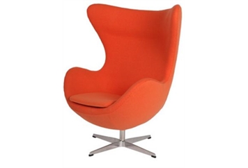 Egg Chair - Orange in Orlando