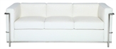 Castillian Stiletto White Sofa in Orlando