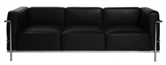Castillian Stiletto Black Sofa in Naples, Marco Island, Ft. Myers