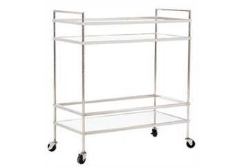 Bar Cart - Silver in Tampa, St Petersburg
