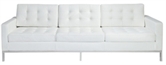 Knoll Sofa - White in Tampa, St Petersburg