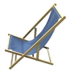 Sling Beach Chair Blue in Miami, Ft. Lauderdale, Palm Beach