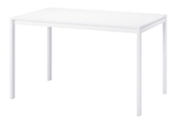 White Rectangle Cafe Table Large in Miami, Ft. Lauderdale, Palm Beach