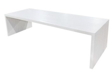 Legno White Long Coffee Table in Miami, Ft. Lauderdale, Palm Beach