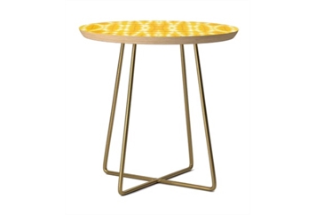 Yellow Top End Table in Miami, Ft. Lauderdale, Palm Beach