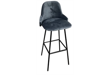 Royal Barstool Square Black - Dark Gray in Miami, Ft. Lauderdale, Palm Beach