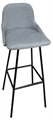 Royal Barstool Square Black - Gray in Miami, Ft. Lauderdale, Palm Beach