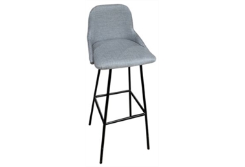 Royal Barstool Square Black - Gray in Miami, Ft. Lauderdale, Palm Beach