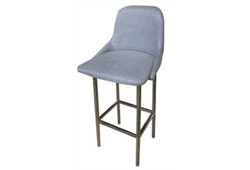 Royal Barstool Square Silver - Gray in Miami, Ft. Lauderdale, Palm Beach