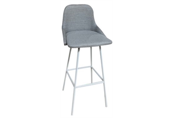 Royal Barstool Square White - Gray in Miami, Ft. Lauderdale, Palm Beach