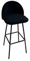 Royal Barstool Curved Black - Black in Miami, Ft. Lauderdale, Palm Beach