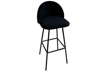 Royal Barstool Curved Black - Black in Miami, Ft. Lauderdale, Palm Beach