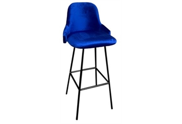 Royal Barstool Square Black - Blue in Miami, Ft. Lauderdale, Palm Beach