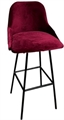 Royal Barstool Square Black - Burgundy in Miami, Ft. Lauderdale, Palm Beach