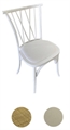 Crossed Dining Chair White - Beige in Miami, Ft. Lauderdale, Palm Beach