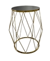 Wired Gold End Table in Miami, Ft. Lauderdale, Palm Beach