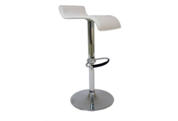 Equino Wave Barstool White in Miami, Ft. Lauderdale, Palm Beach