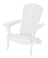 Adirondack Chair - White in Miami, Ft. Lauderdale, Palm Beach