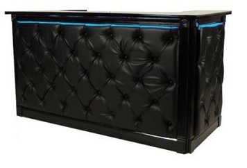 Tufted Bar - Black LED in Miami, Ft. Lauderdale, Palm Beach